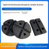 Pads de Pé para Plataforma Elevatória, Quadrados e Redondos, Universais para Elevadores de Duas Colunas, Pads Protetores de Borracha, Antiderrapantes, Coluna Dupla