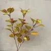 Atacado em Estoque do Fabricante de Folhas de Bodhi Artificiais para Decorações de Casamento, Arranjos de Flores Personalizados, Folhas Verdes, Eucalipto e Folhas de Bodhi