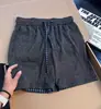 Shorts de Malha Patchwork Xadrez Estilo Americano para Homens, Calças Esportivas Leves e Respiráveis de Verão, Corte Reto Solto de Comprimento Quatro-Cinco Minutos