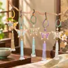 Brocado Borboleta Pérola Alegria Borboleta Pingente de Franja Pacote de Material DIY Anel de Fivela Borboleta de Brocado Chinês Conjunto Artesanal Lote Misto