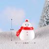 Muñeco de Nieve Navideño micro paisajismo cuenco de nieve paisaje adornos pequeños Colgante de llavero Papá Noel regalo de resina al por mayor