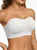 Top Tubo Push-Up Antiderrapante Estilo Europeu e Americano Transfronteiriço com Alças Removíveis para Realçar a Aparência das Costas