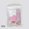 Kit de Ferramentas para Unhas Lixa de Unha Bastão de Cristal para Unha Lixa Esponja Coração Conjunto de 3 Peças Venda por Atacado