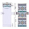Suministros del Fabricante Funda para Silla de Playa Estilo Retro Bolsa para Toalla Impresión Digital Serie Geométrica Funda para Sillón Bolsa para Toalla de Playa