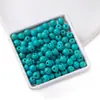 67 Tipos de Cuentas Teñidas de Forma Especial, Imitación Sintética de Turquesa en Forma de Grava Suelta, Accesorios para Joyería de Aretes, Pulseras, Collares DIY