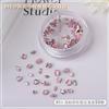 Mini Strass de Circonita con Base Puntiaguda para Uñas, Diamantes Blancos Irregulares Marquise Ultra Brillantes, Accesorios de Uñas de Lujo Ligero