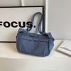 Bolsa de Nylon Bolso Tote para Mujer Gran Capacidad Bolso Cruzado de Verano 2026 Nuevo Simple Bolsa de Clase para Estudiante Universitario