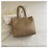 Bolso de Hombro Estilo Europeo y Americano 2025 Nuevo Bolso de Mano de Moda Bolso Tote de Gran Capacidad de Cuero Suave para Mujer Bolso de Mujer Estilo Normcore