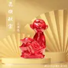 Estatueta de Macaco em Cerâmica Tricolor da Dinastia Tang, um Ornamento Auspicioso para Atrair Riqueza para Inaugurações de Negócios, Chá de Casa Nova, Sala de Estar, Escritório e Decoração de Casa