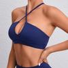 Ropa Interior Deportiva de Arena Transfronteriza para Mujer, Chaleco con Espalda Cruzada, Sujetador Deportivo para Yoga, Secado Rápido, Ropa para Correr y Fitness