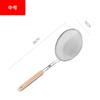 Colador de malla de alambre acero inoxidable mango de madera malla fina rejilla para aceite colador cuchara para el hogar colador filtro para freír colador de malla al por mayor
