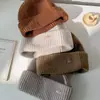 Chapéu de Cor Sólida 100% Lã Simples e Versátil para Mulheres, Outono e Inverno Ano Novo Natal Chapéu de Tricô Quente, Chapéu de Tricô Espessado para Homens
