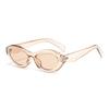 Gafas de sol ovaladas personalizadas para chica popular 5652 Europeas y Americanas a prueba de sol y rayos UV de nicho, gafas de sol de alta calidad de moda tipo sapo
