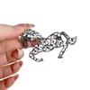 Broche Hueco de Caballo del Zodiaco para Mujer, Gama Alta, Lujo Accesible, Solapa de Ropa Prensada, Hebilla de Cintura Anti-Exposición, Broche de Joyería