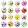 Artículos para Fiesta Globos Transparentes de Lentejuelas de 12 pulgadas Boda Decoración de Habitación de Boda Suministros para Boda Globos de Confeti de Celebridad de Internet