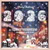 Adornos Navideños de Colores Pegatinas para Ventana Año Nuevo 2026 Pegatinas Navideñas Pegatinas Estáticas para Vidrio Casa de Nieve Pegatinas de Copo de Nieve