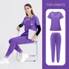 Ropa de Trabajo Quirúrgica para Doctores y Enfermeras Ropa para Lavado de Manos en Hospital Dental Ropa de Trabajo para Mujeres en Spa y Salón de Belleza Transfronterizo