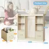 Estantería de almacenamiento de varios niveles para juguetes infantiles Estante de clasificación de juguetes para jardín de infantes Estante organizador móvil de varios niveles