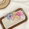 Goma de Pelo de Plata con Lazo para Niñas, Diadema, Anillo de Dedo de Perla, Cuerda Trenzada Dulce y Fresca para el Cabello de Niñas Pequeñas, Cuerda para el Cabello de Bebé