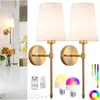 Lámpara de Pared Recargable Estilo Americano, No Requiere Instalación, No Necesita Taladrar, Decoración Simple para Dormitorio, Luz Nocturna Ambiental Inalámbrica Regulable junto a la Cama
