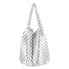 Bolso Cubo Casual Estilo Coreano para Mujer 2026 Verano Nuevo Bolso de Mano Sencillo con Lunares Bolso Cruzado para Mujer