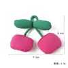 Colgante Llavero Cereza Dulce Lindo Nuevo Colgante Macarrón Bolsa Tela Joyería Pequeña Creativo Accesorios para Mochila Escolar