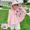 Roupa de Proteção Solar Infantil Atacado Seda de Gelo 2026 Verão Proteção UV Fina Respirável Com Capuz Roupa de Proteção Solar para Meninas e Meninos