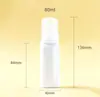 Garrafa de espuma de limpeza de plástico para animais de estimação, garrafa de espuma de pasta de dente infantil, garrafa de espuma de limpeza de 50/60/80/100 ml