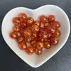 Ónix Negro Ónix Rojo Bronceado Seis Caracteres Proverbios Cuentas Sueltas Cuentas Redondas Semi-terminado Diy Hecho a Mano Cuentas de Cristal Lote Disperso