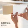 Caja de pañuelos de pared, estante de caja de papel colgante invertido sin taladro, estante de almacenamiento, organizador colgante para pañuelos faciales