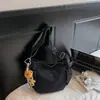 Bolso Cruzado para Mujer 2026 Nuevo de Gran Capacidad Lavado de Mezclilla Bolso de Hombro Moderno Versátil Correa Ancha Bolso Tote
