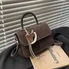 Bolso de Mano Cuadrado Pequeño de Bloques de Color de Moda 2026, Bolso de Hombro de Nicho para Viajes Diarios, Bolso Cruzado Versátil, Bolso de Mujer de Alta Gama