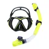 Produtos Profissionais para Esportes de Mergulho Atacado Óculos de Mergulho Tubo de Respiração conjunto Equipamento de Snorkel Integrado HD Anti-neblina Proteção Nasal