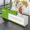 Mostrador de Caja Registradora Sencillo, Recepción de Empresa, Mostrador de Recepción Esquinero Lacado, Mostrador Iluminado para Barbería Salón de Belleza
