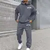 Amazon Cross-Border Nova Moda Street de Venda Quente para Homens e Mulheres Moletom com Capuz de Veludo Estampado Conjunto Hoodie Estilo Quente