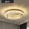 Lámpara de Techo de Cristal de Lujo Ligero Luz Principal para Sala de Estar 6 Lámparas Nuevas Simples y Atmosféricas para Comedor y Dormitorio Iluminación Zhongshan Acero Inoxidable Hierro