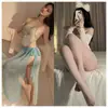 Serie Guofeng, faja clásica de gasa con perspectiva de tentación pura, ropa interior sexy, pijama sexy, uniforme retro sin mangas