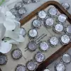 Caja Mágica de Conchas Blancas Naturales Gato Lunar Accesorios para Joyería Talla Base Media de Plata con Fuerte Sentido de la Luz Pulsera DIY, etc.