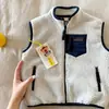 Chal para Niños 26 Estilo Otoño/Invierno Estilo Montaña para Niños Marca de Moda Chaleco de Forro Polar Bebé Doble Cara de Forro Polar Cálido Grueso