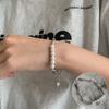 Versión Coreana del Popular Nuevo Pulsera con Letra H para Mujer, Pulsera Cuadrada Geométrica Simple y Única Retro con Diseño de Nudo Creativo
