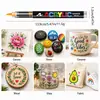Marcadores Acrílicos Líquidos Directos, Plumas de Graffiti de Colores Apilables, Amplia Gama de Colores, Arte Estudiantil, Plumas de Dibujo con Punta Suave para Manualidades Infantiles