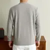 Moletom Lyocell Tencel Estilo Old Money para Homens, Novo Outono 2026 Moda de Alta Qualidade Moletom Masculino Falso Duas Peças