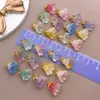 Colgante Pequeño de Cristal de Lirio del Valle Colgante de Cristal Transparente Degradado Pulsera Collar Colgante Accesorios de Joyería DIY