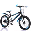 Bicicleta Infantil Transmissão de Velocidade Única Freio a Disco Duplo Mountain Bike 18/20/22/ 24polegadas para Meninas e Meninos 6-8-12-16 Anos