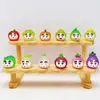 Puesto Pequeño Temático de Verduras Lindo de Moda Accesorio de Resina DIY Decoración de Coche Estilo Ins