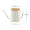 Bule para Café Coado à Mão com Alças Suspensas, Bico Pontiagudo, Bico Fino, Bico Longo, Chaleira de Água Tipo Drip de Aço Inoxidável, Bule Doméstico