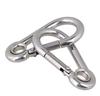 Hebilla de Seguridad Galvanizada de Hierro No. Mosquetón de 5-9 Ganchos Resistentes para Exteriores Hebilla de Resorte Hebilla para Correa de Mascota Hebilla para Cuerda