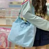 Bolsa Transversal Feminina 2025 Nova Grande Capacidade Verão Casual Versátil Bolsa Tote para Trabalho Bolsa de Lona Bolsa de Ombro