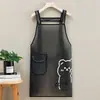 Delantal Impermeable Transparente Nuevo de TPU para Cocina Casera y Restaurante, Resistente al Aceite, Moderno para Mujeres, Adecuado para Lavar Platos y Productos Acuáticos, Se Puede Estampar