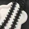 Adorno de Encaje con Perlas de Cristal de Alta Resistencia Cinta Tejida a Mano para Ropa, Bolsos, Accesorios para el Cabello, Accesorios de Ropa DIY Venta al por Mayor
